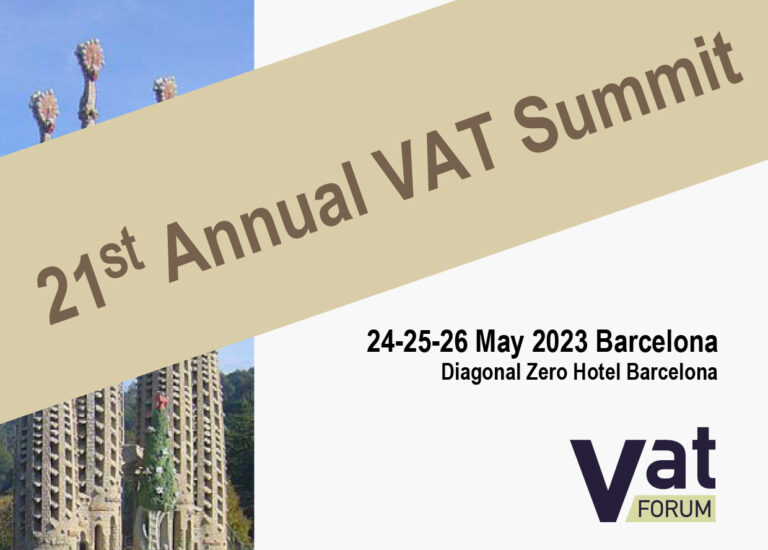 Read more about the article Meet top VAT experts at the 21st Annual VAT Summit
